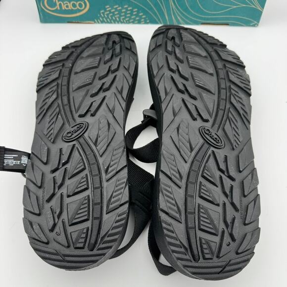 Chaco Z/Cloud Men's Banded Sandals - Size 13, Solid Black Classic Support NIB - Picture 6 of 9